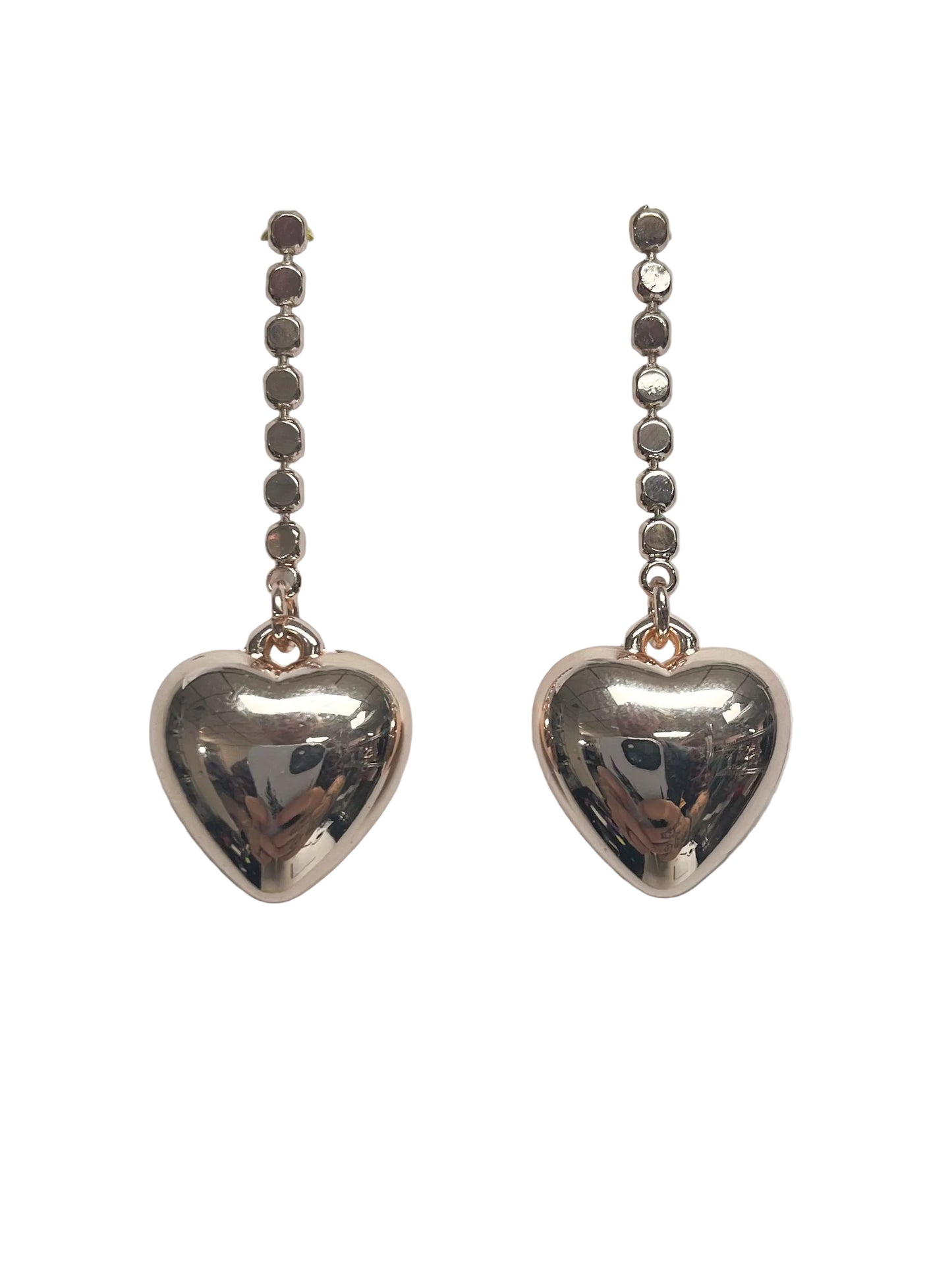 Dangle heart earrings