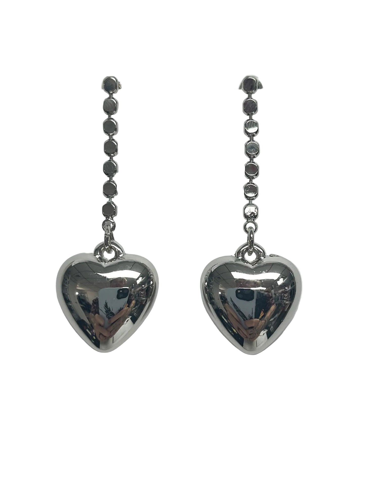 Dangle heart earrings