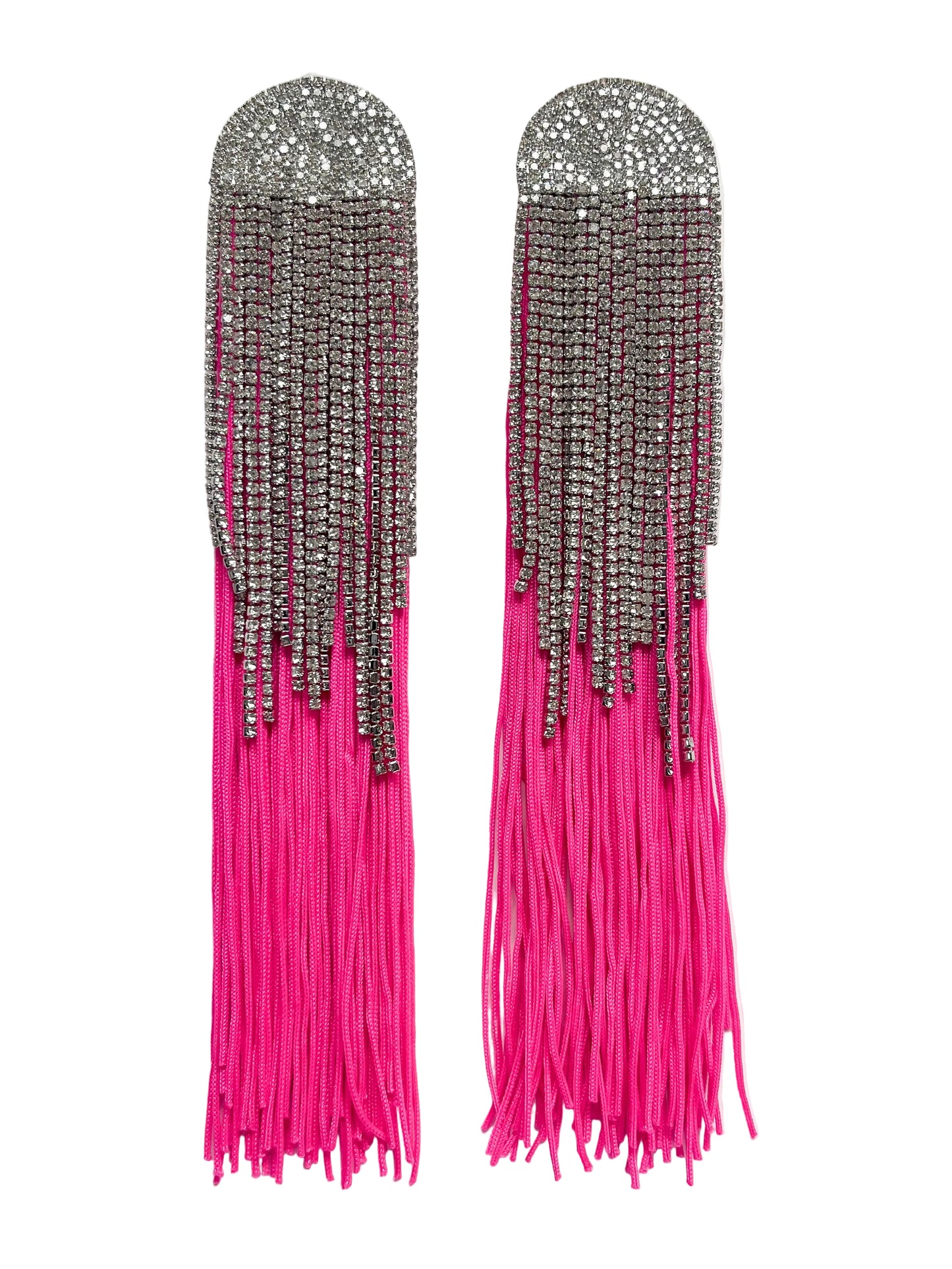 Dangle Crystal Pink earrings