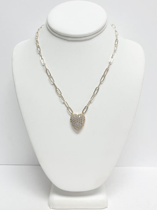 Crystal Heart Necklace