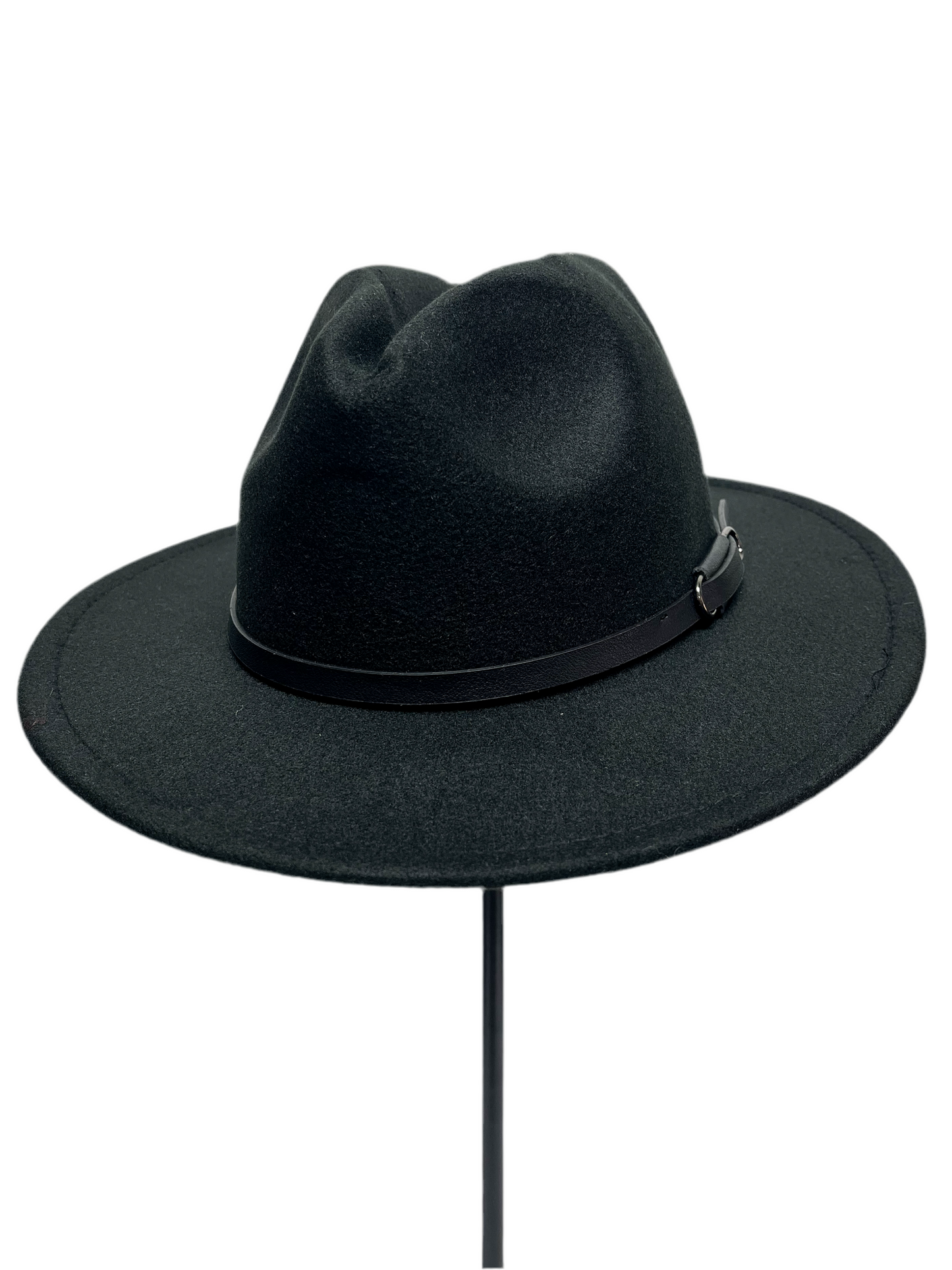 Black fedora hat