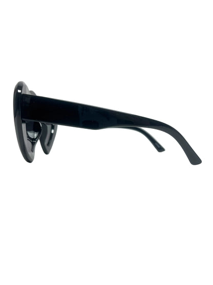 Black heart shaped sunglasses