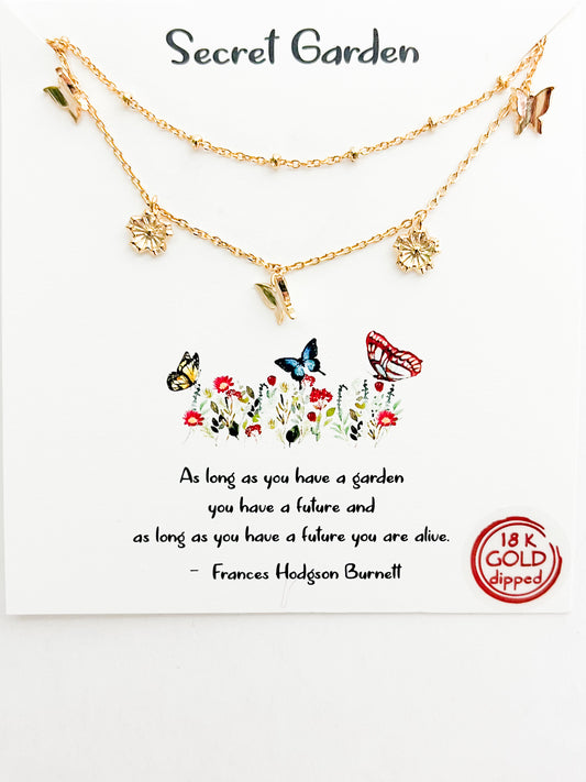 Secret garden necklace