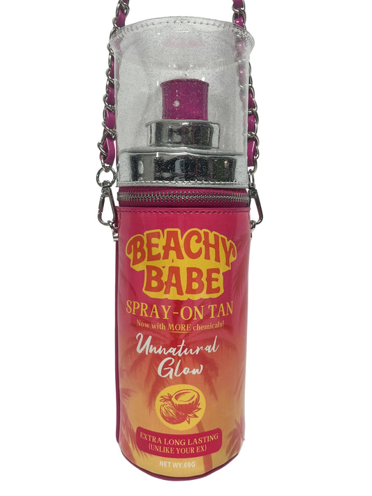 Faux Tanning Spray Bottle Crossbody Bag