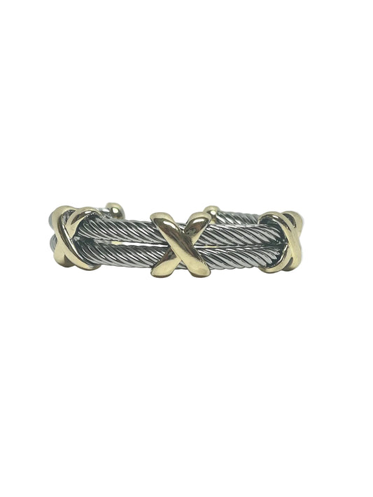 Cross tie bracelet