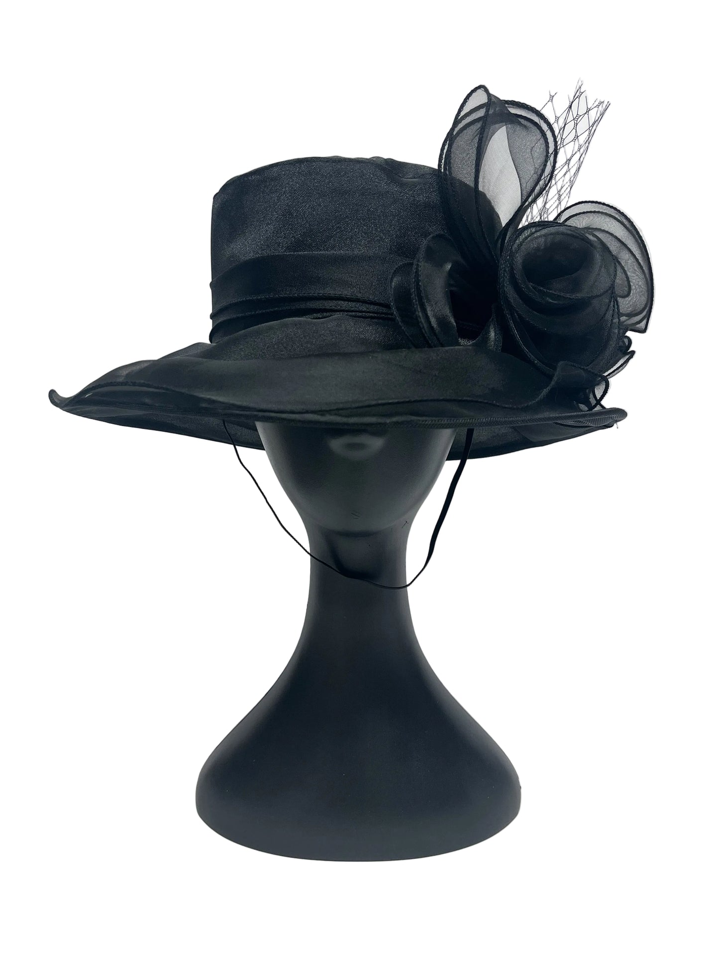 Black fashion hat