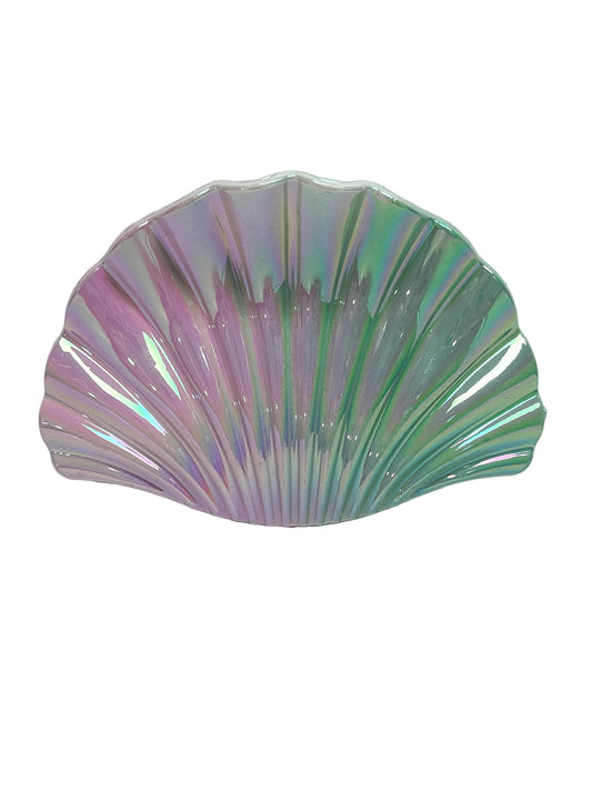Pink and green spring hair clip