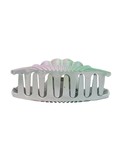 Pink and green spring hair clip