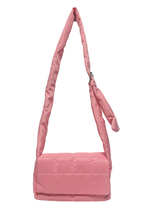 Pink Quilted Crossbody
