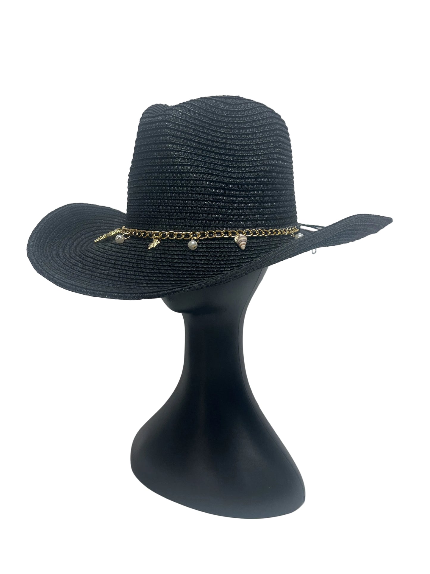 Beachy chain cowboy hat