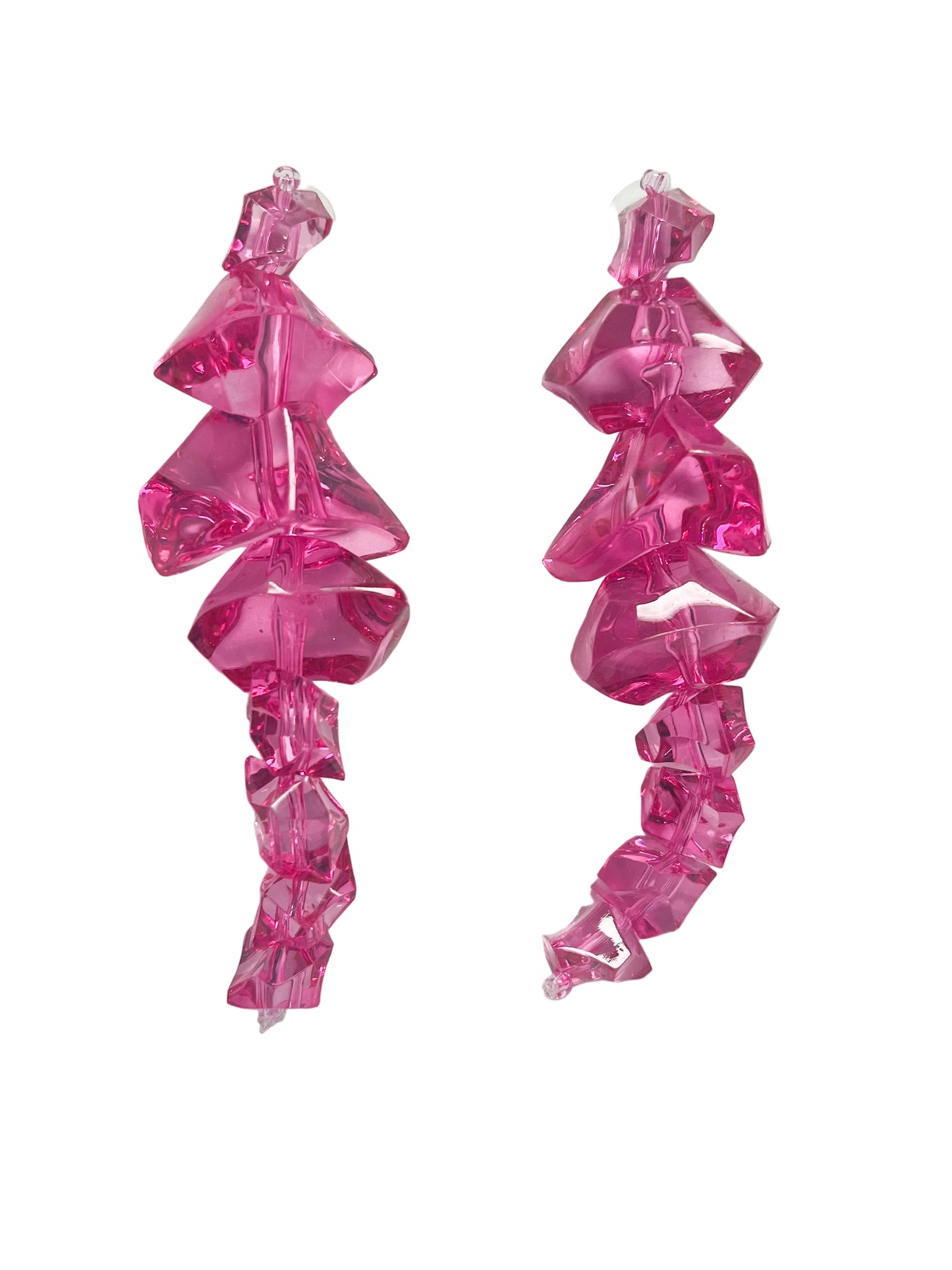 Cluster dangle earrings