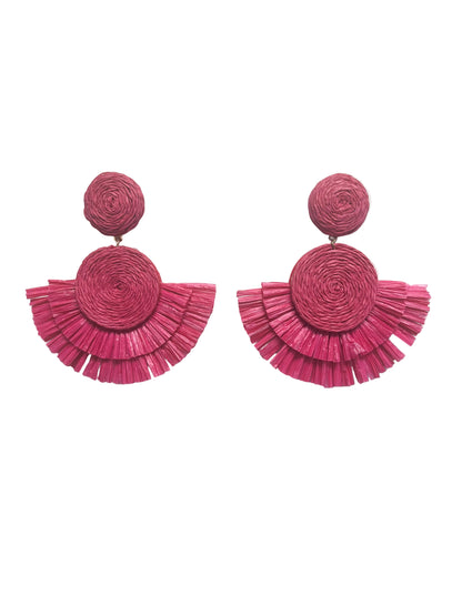 Paper mache earrings