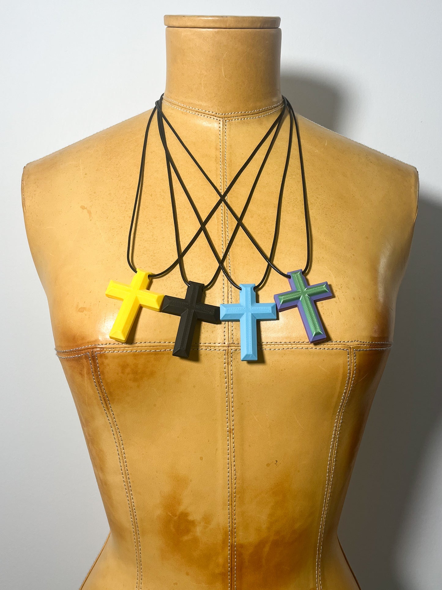 22"L Cross Pendant Necklace