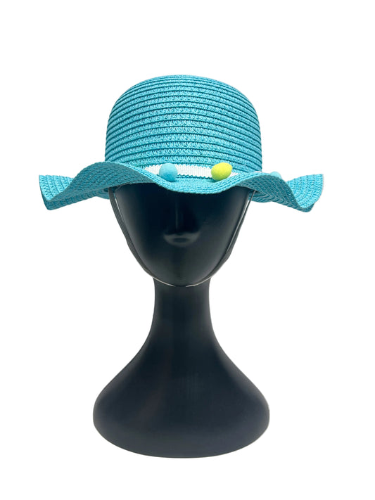 Blue children's sun hat
