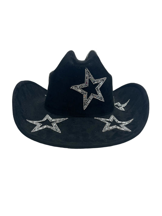 Silver starred Cowboy Hat
