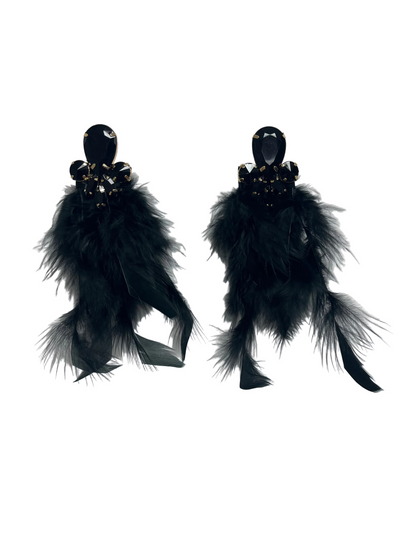 Feather earrings
