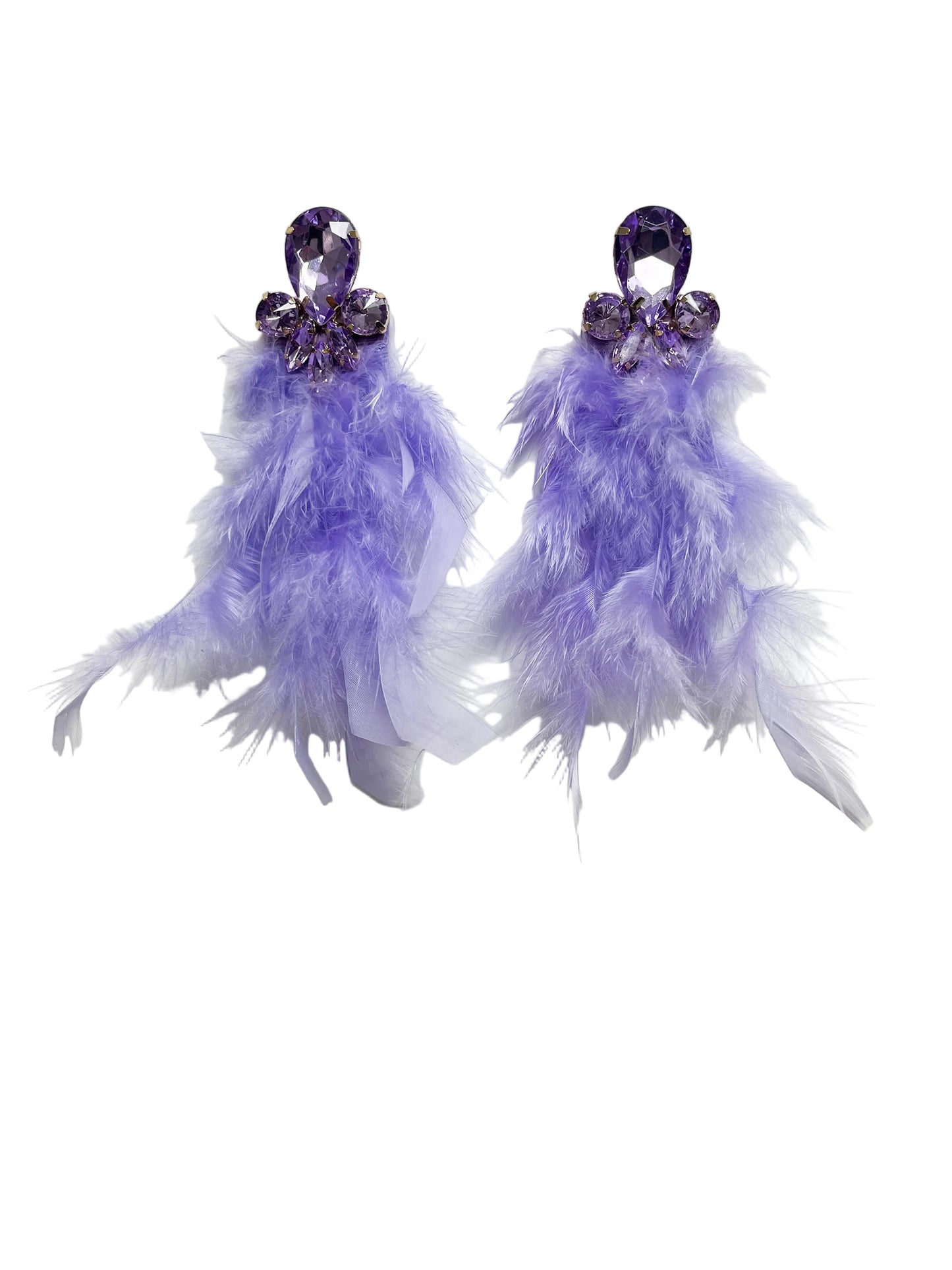 Feather earrings