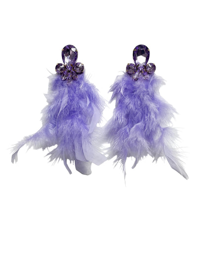 Feather earrings