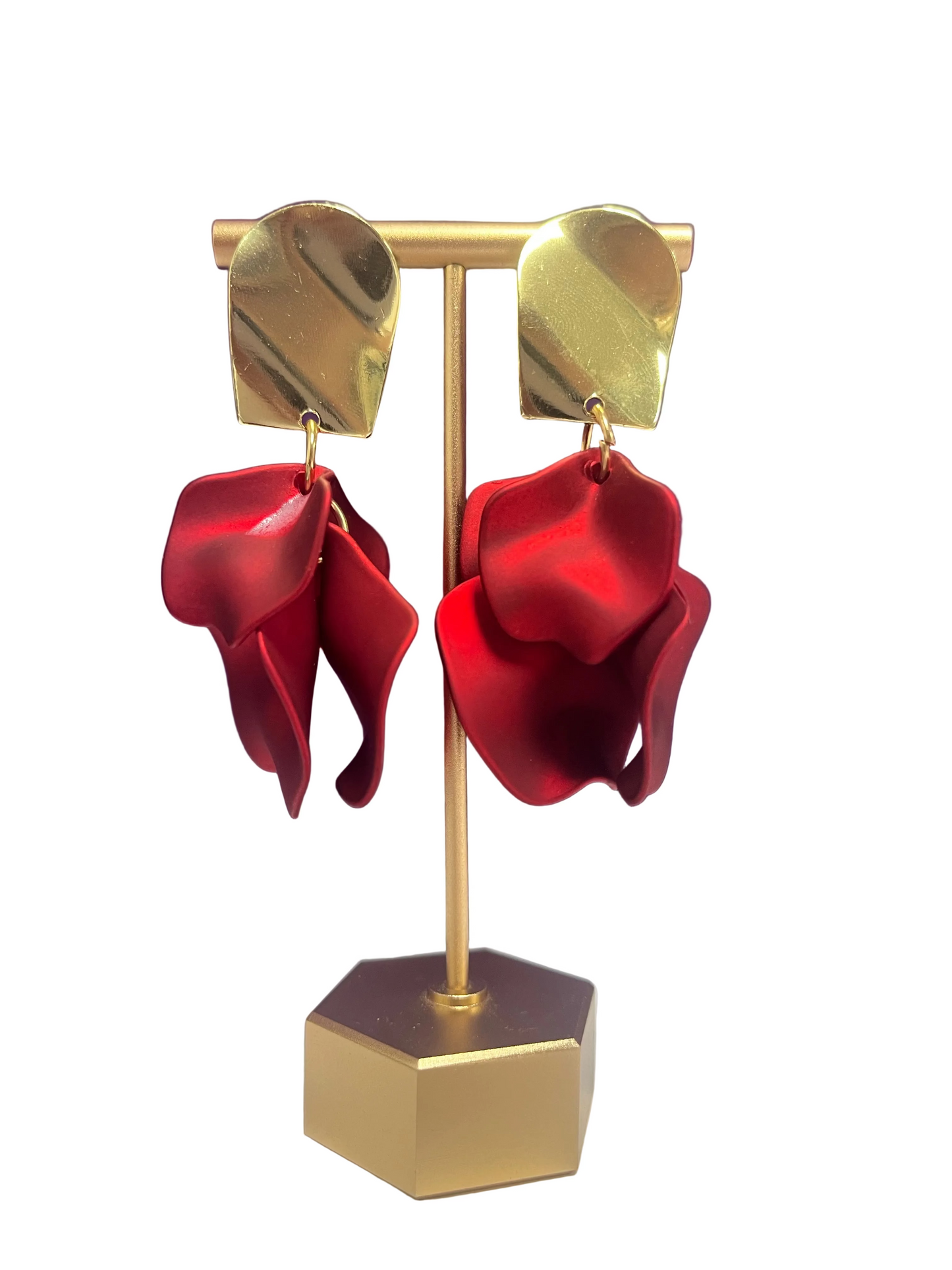 Petal earrings