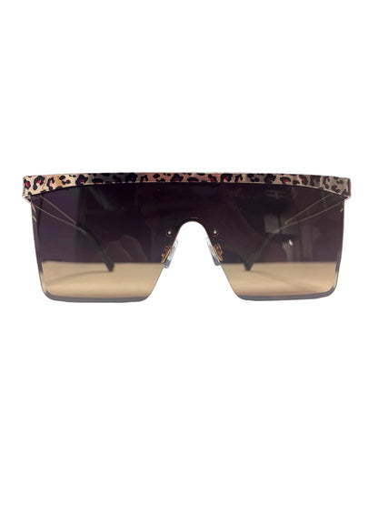 Printed crossbar sunglasses