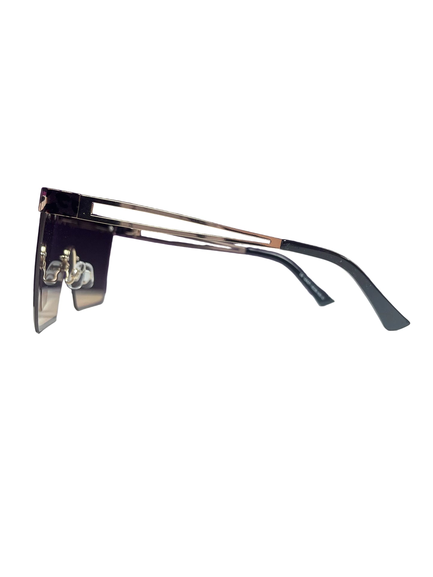 Printed crossbar sunglasses