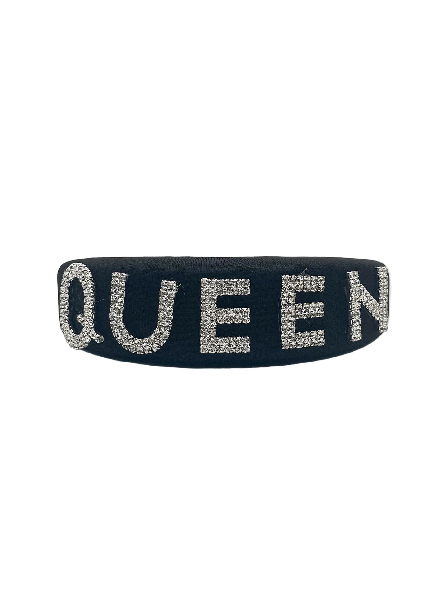 Queen brimmed headband