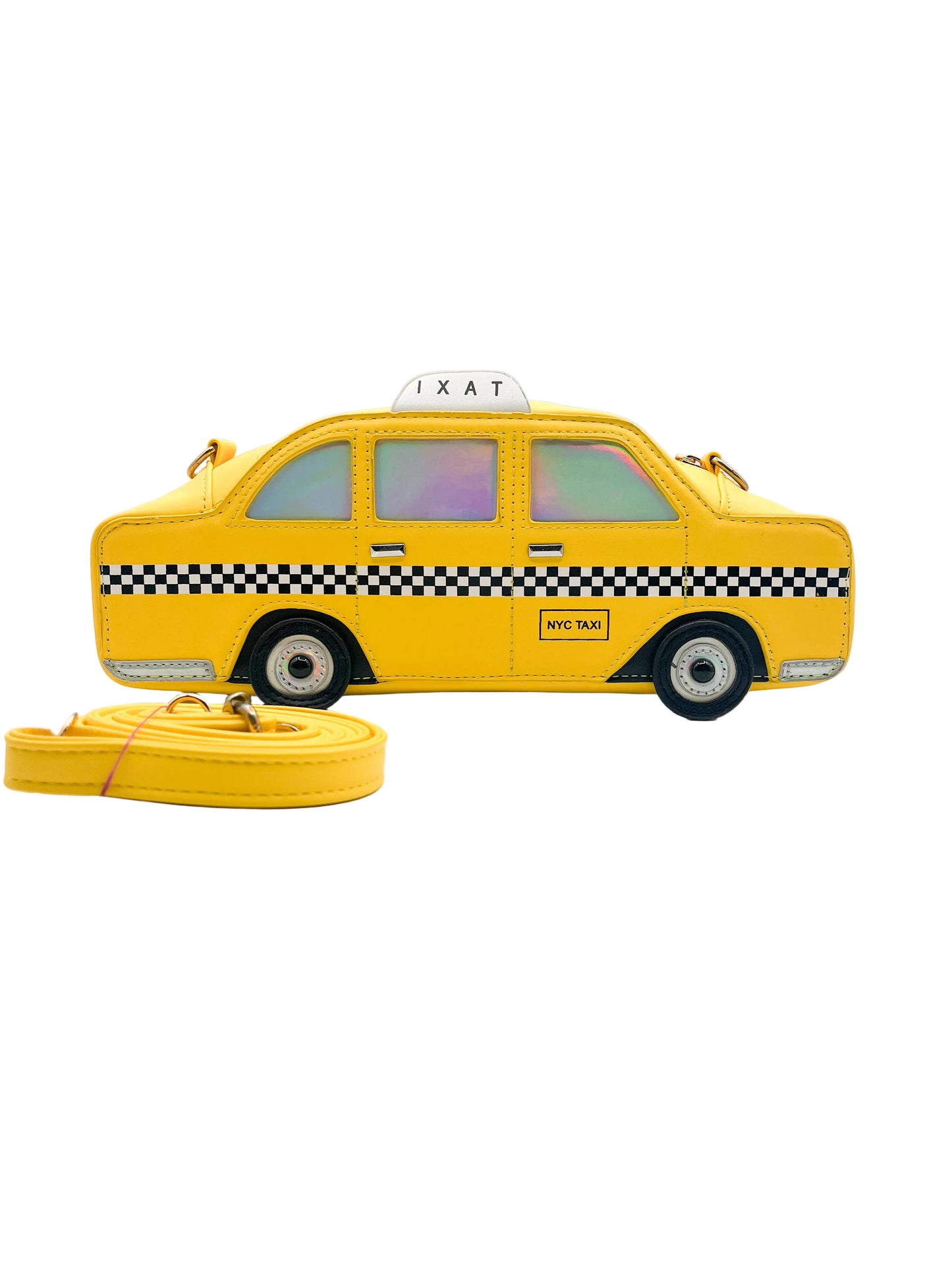 Yellow catch a ride crossbody