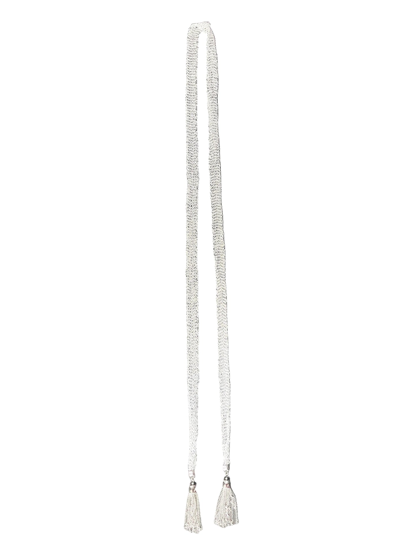 Chainmail tassle necklace