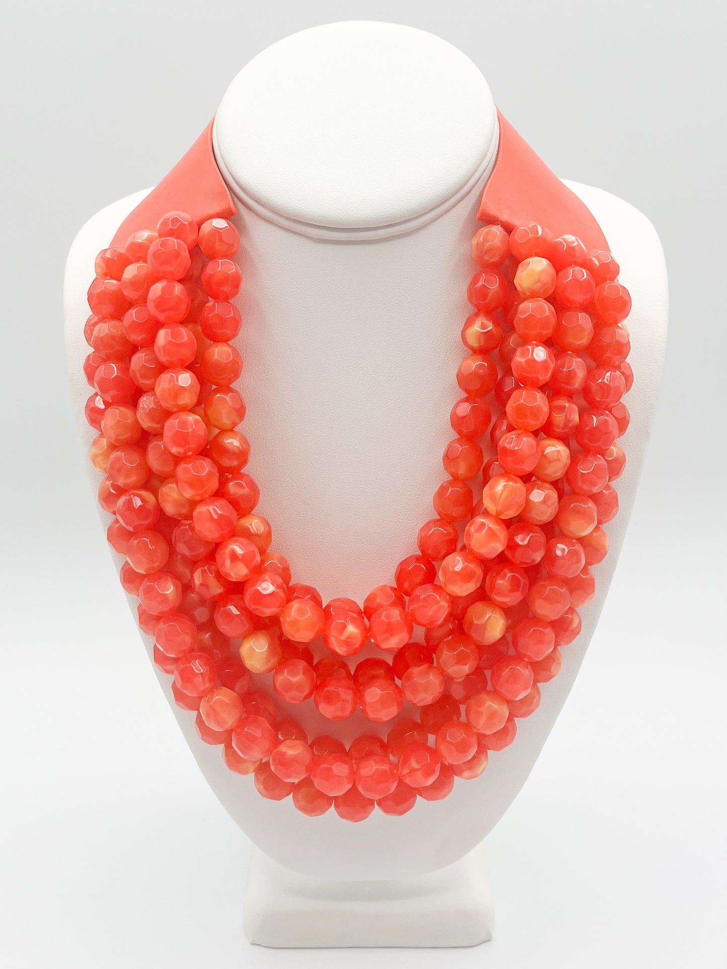 Layered beaded necklace