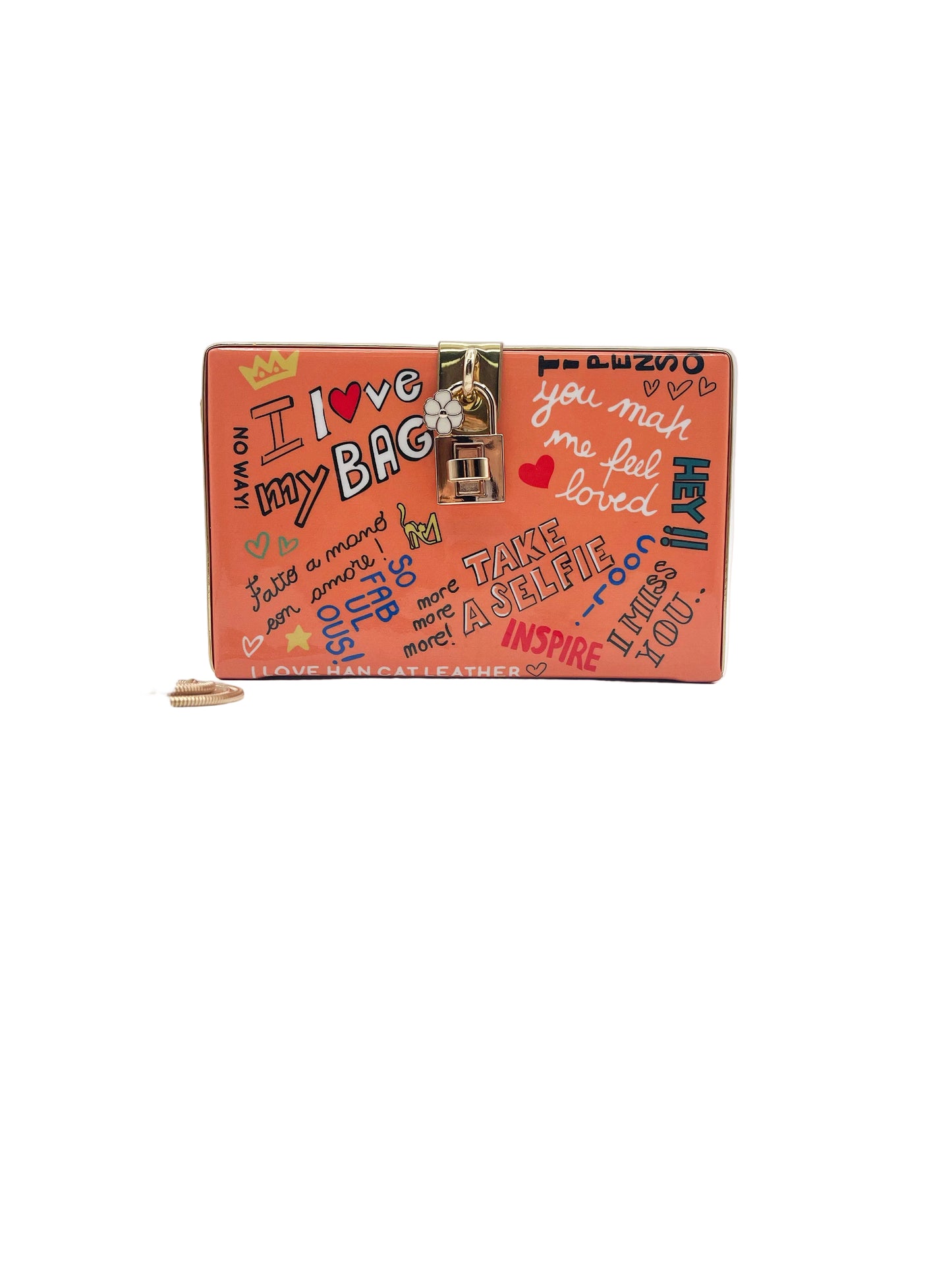 Script I love my bag Crossbody