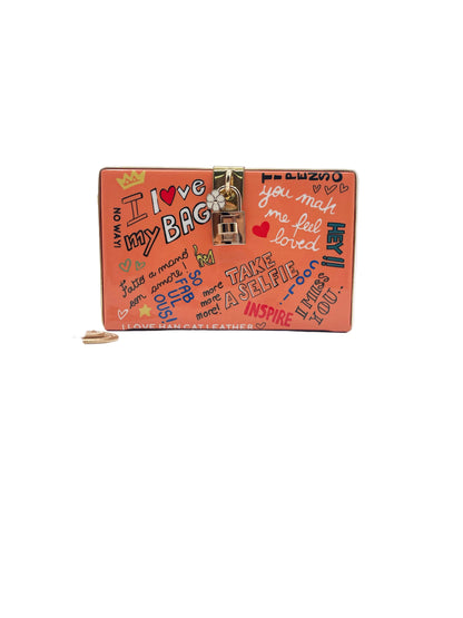 Script I love my bag Crossbody