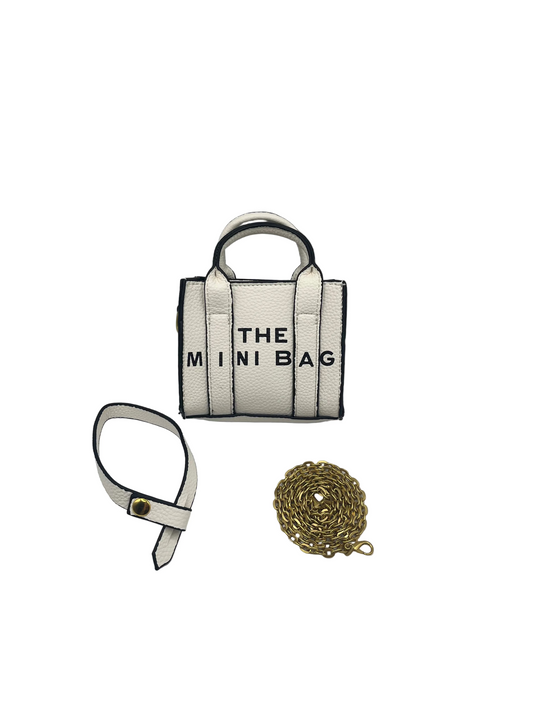Mini white crossbody