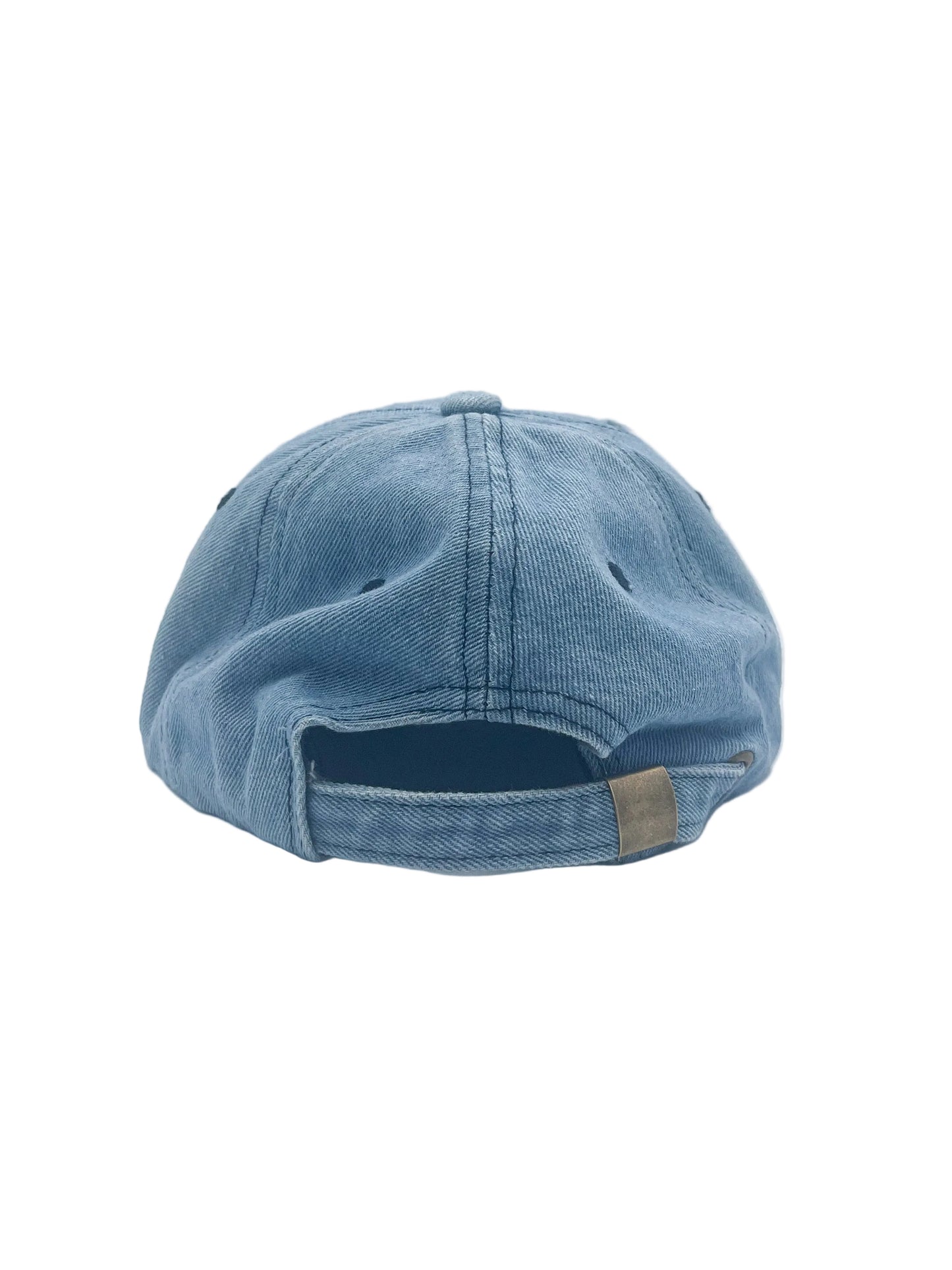 Distressed Denim script hat