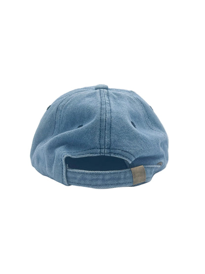 Distressed Denim script hat