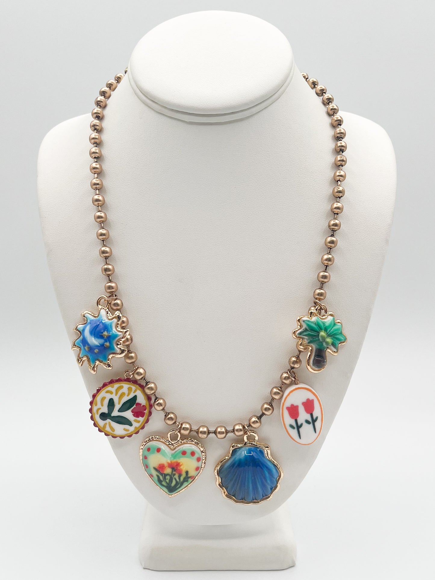 2 in 1 charm necklace