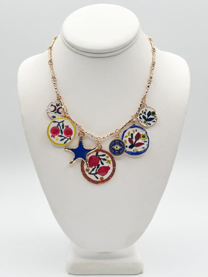 2 in 1 charm necklace