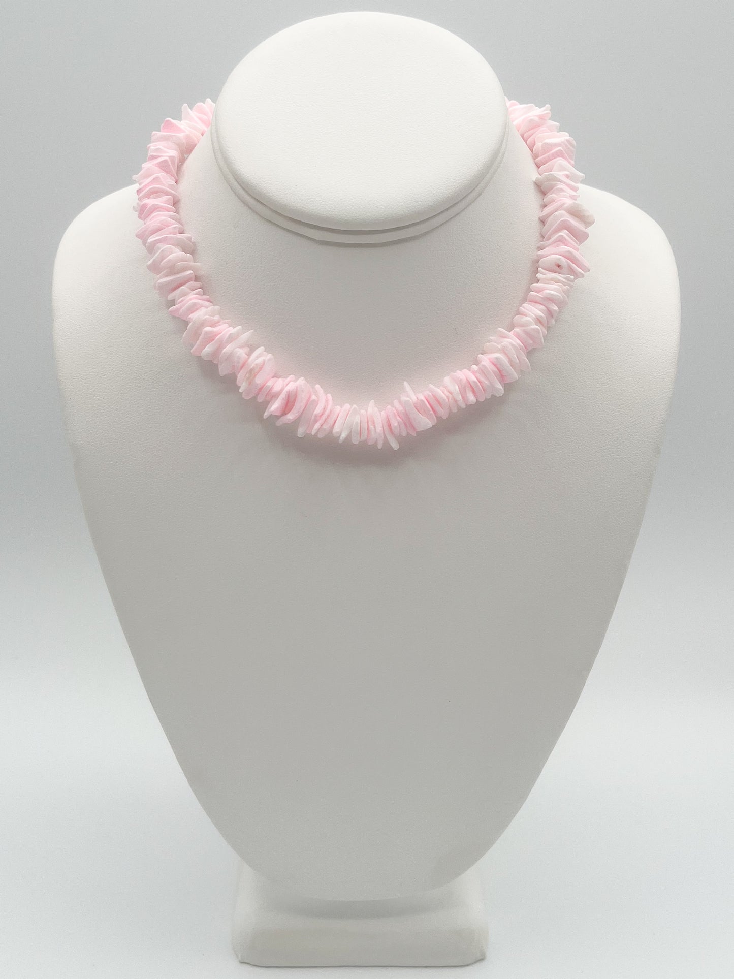 Pink sea cluster necklace