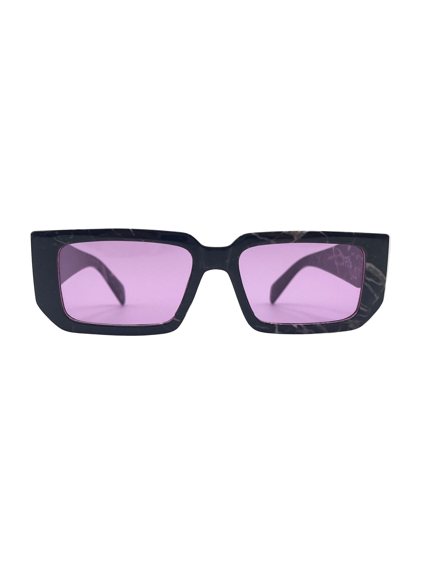 Printed rectangle glasses