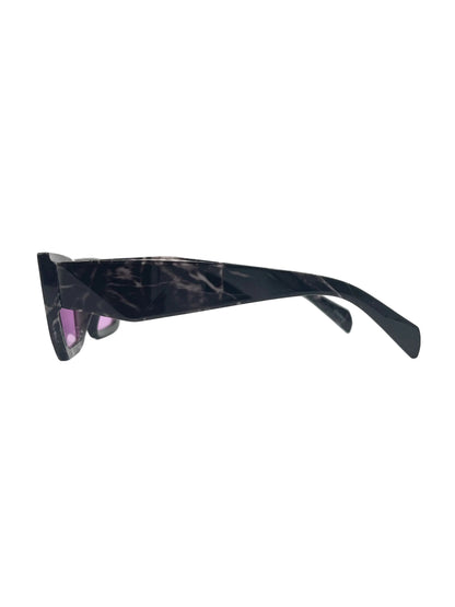 Printed rectangle glasses