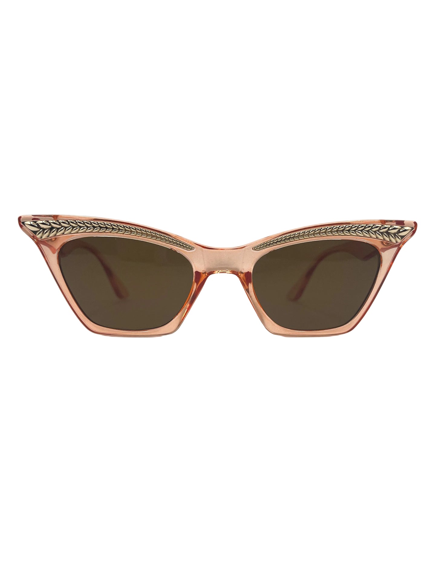 Gold crossbar sunglasses