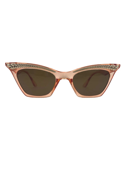 Gold crossbar sunglasses