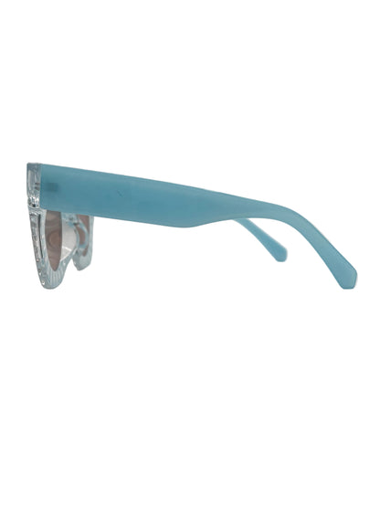 Blue fashion sunglasses