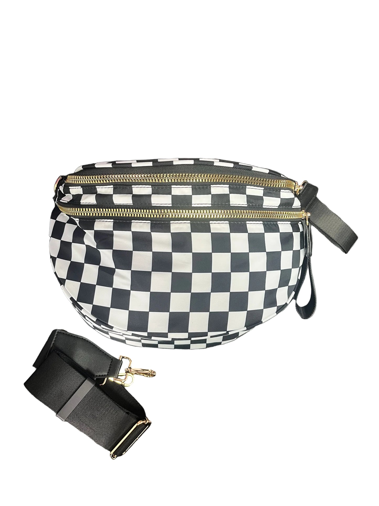 Checkered fanny pack/Sling bag