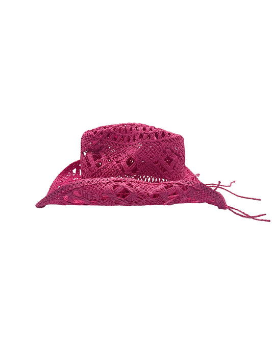 Pink cowboy hat