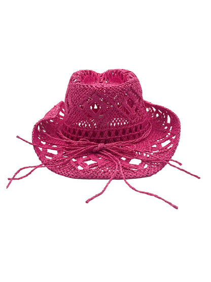 Pink cowboy hat