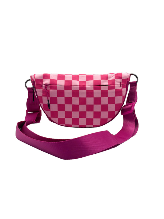 Pink checkered fanny Pack