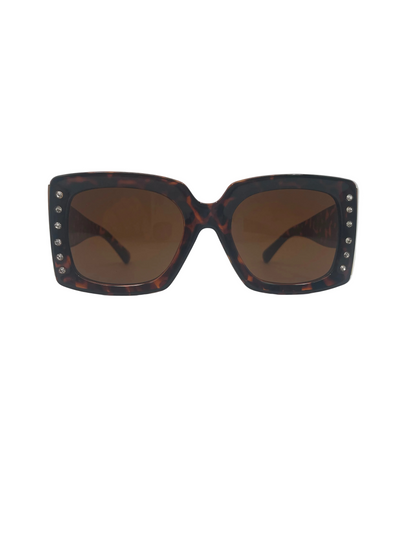 Crystal edged sunglasses