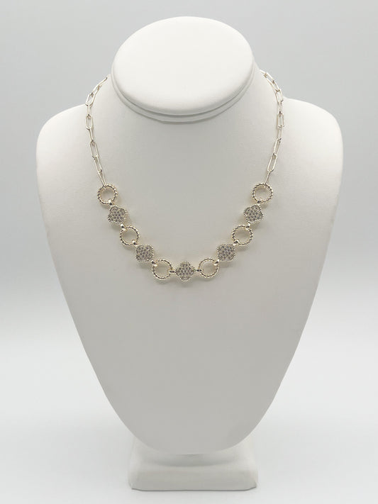 Quatrefoil Charm Necklace