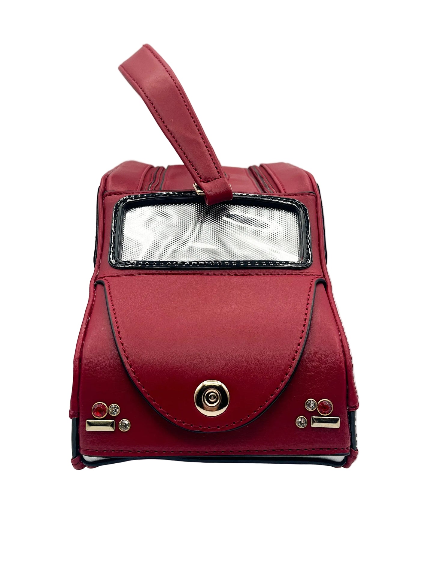 Red vroom handbag
