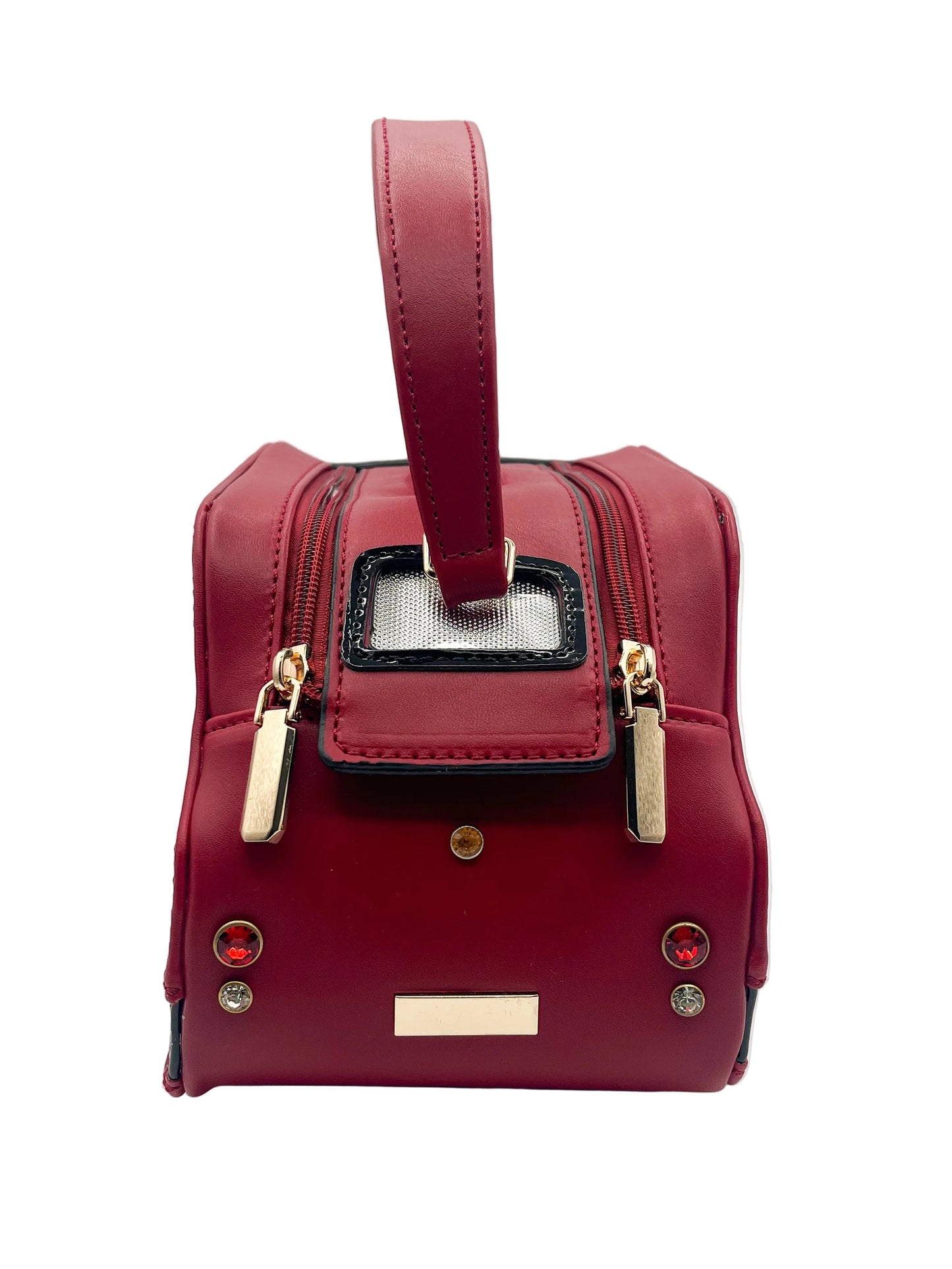 Red vroom handbag